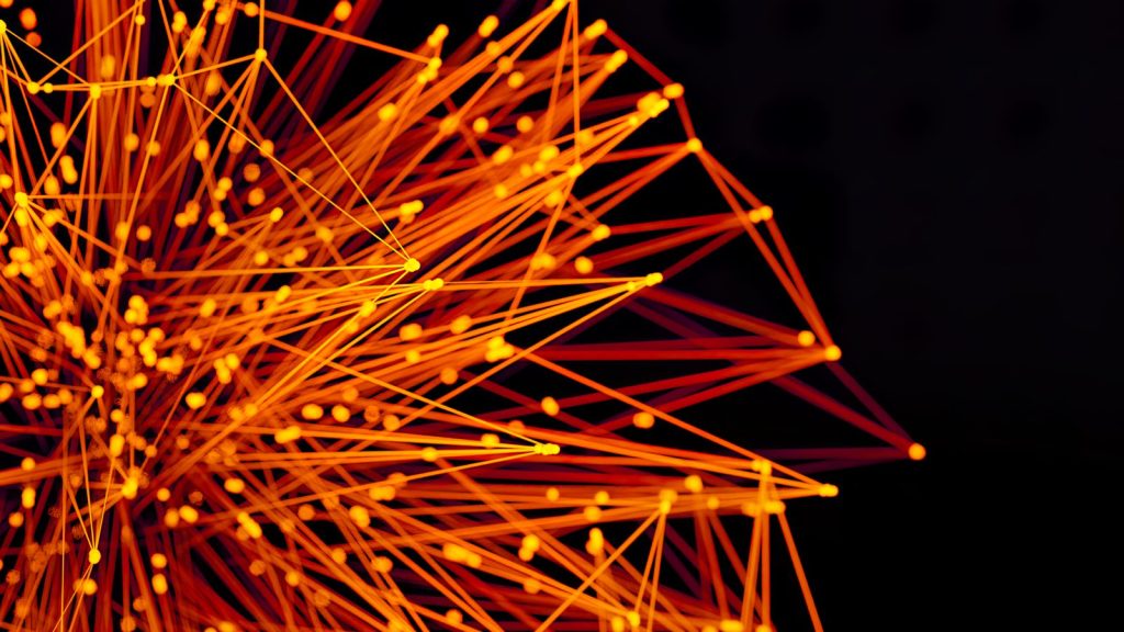 Réseau de données interconnectées illustrant la directive NIS2 sur la cybersécurité